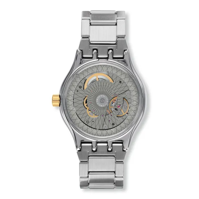【SWATCH】51號星球機械錶 SISTEM BLING 閃耀 手錶 瑞士錶 錶(42mm)