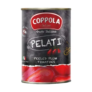 【Coppola】天然無加鹽去皮整粒番茄 400gx1罐