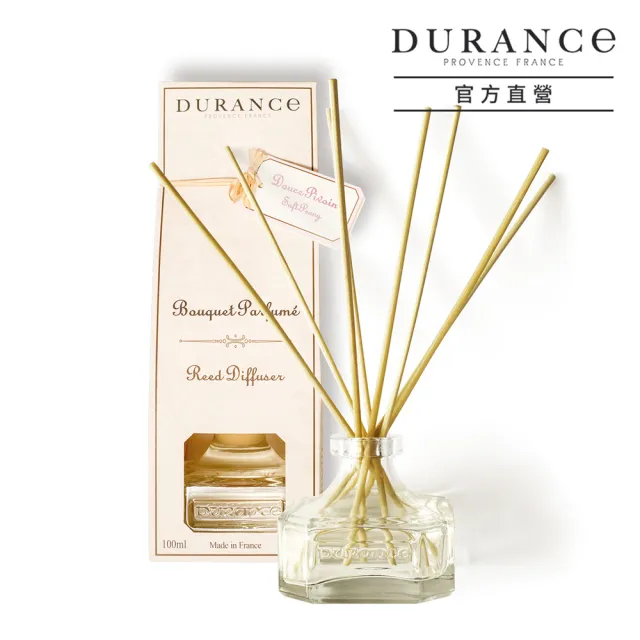 【DURANCE 朵昂思】大地擴香組 100ml(多款可選[橙花/麝香花/盛開果園/葡萄柚/櫻桃李/橄欖樹/杏仁香草])