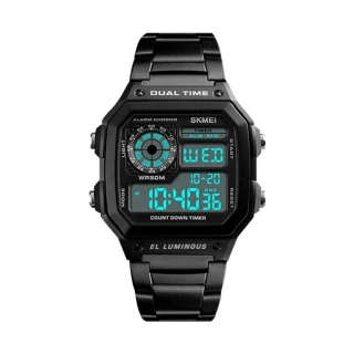 【LGS熱購品】商務電子錶(運動/50米防水/多功能提醒)