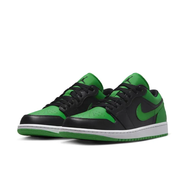 NIKE 耐吉】AIR JORDAN 1 LOW 男運動休閒鞋-黑綠(553558065) - momo