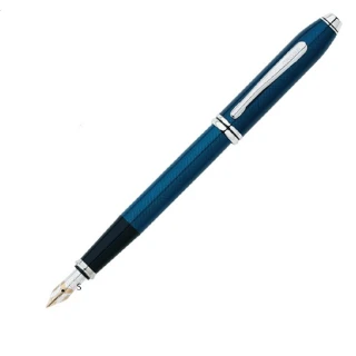 【CROSS】濤聲系列 藍亮漆鋼筆(696-1)