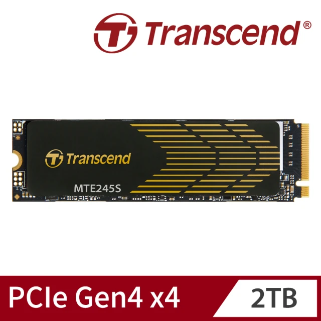 Transcend 創見 MTE245S 2TB M.2 2280 PCIe Gen4x4 SSD固態硬碟(TS2TMTE245S)