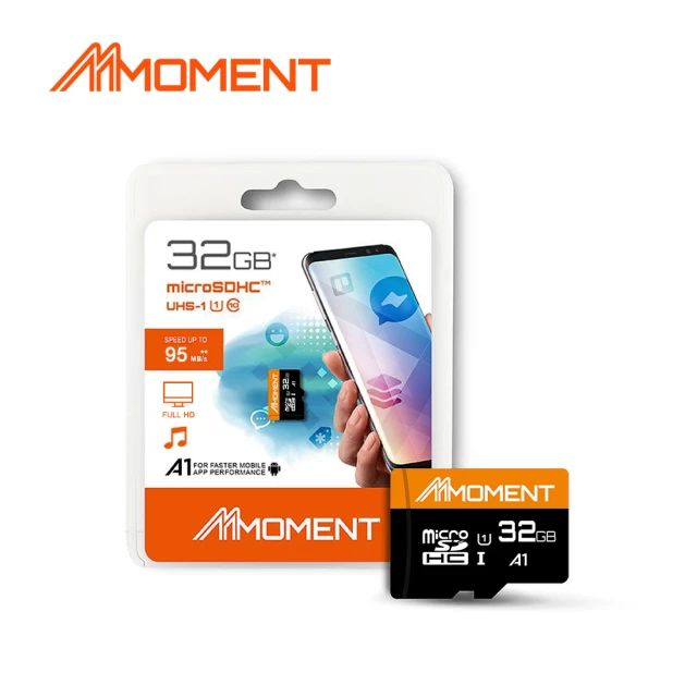 【Moment】32GB Micro SDHC UHS-1 記憶卡(MFSUU1032A1-NAD)