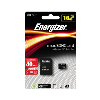 【Energizer 勁量】16GB microSDHC UHS-I-戰鬥款 記憶卡