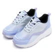 【MOONSTAR 月星】童鞋防水系列輕量老爹鞋(白彩、紫)