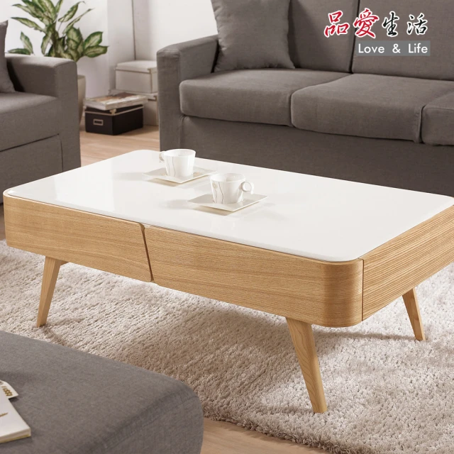 DE生活 簡易茶几-方形80公分(茶几 沙發桌 客廳桌 咖啡
