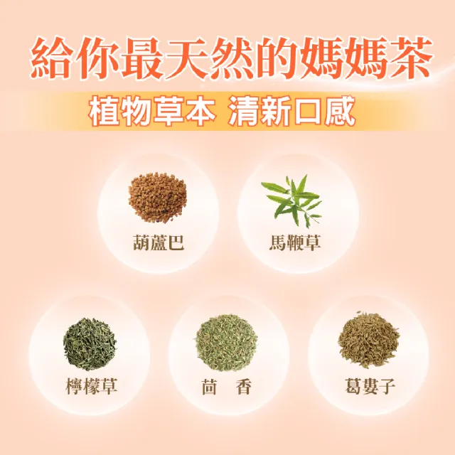 【活力媽媽】葫蘆巴茶1袋組(1袋20小包 零咖啡因無熱量哺乳媽媽茶)