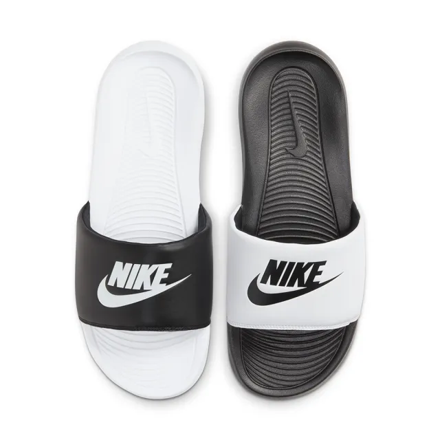 【NIKE 耐吉】VICTORI ONE SLIDE MIX 拖鞋 男 運動 休閒 陰陽 黑白(DD0234-100 ○)