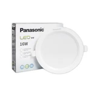 【Panasonic 國際牌】12入組 LED崁燈 16W 白光 黃光 自然光 全電壓 15公分 15cm 嵌燈