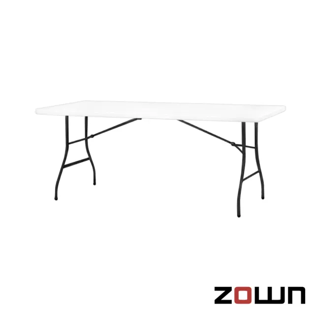 【ZOWN】Oskar 150cm折疊桌 白x1入(150x75x74.3 cm)