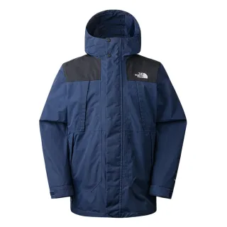 【The North Face 官方旗艦】北面男款藍色防水透氣保暖連帽三合一外套｜81NH92A(內搭羽絨款)