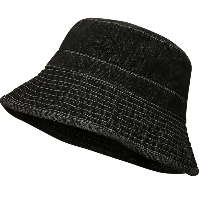 ZOII 佐壹】復古牛仔漁夫帽(牛仔帽水洗帽穿搭帽子漁夫帽桶帽街頭穿搭 