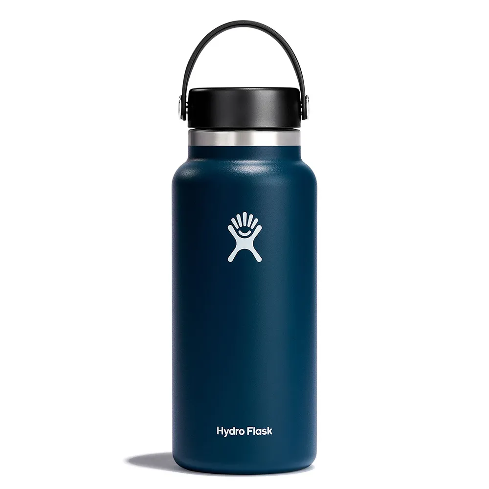 【Hydro Flask】32oz/946ml 寬口提環保溫杯(靛藍色)(保溫瓶)