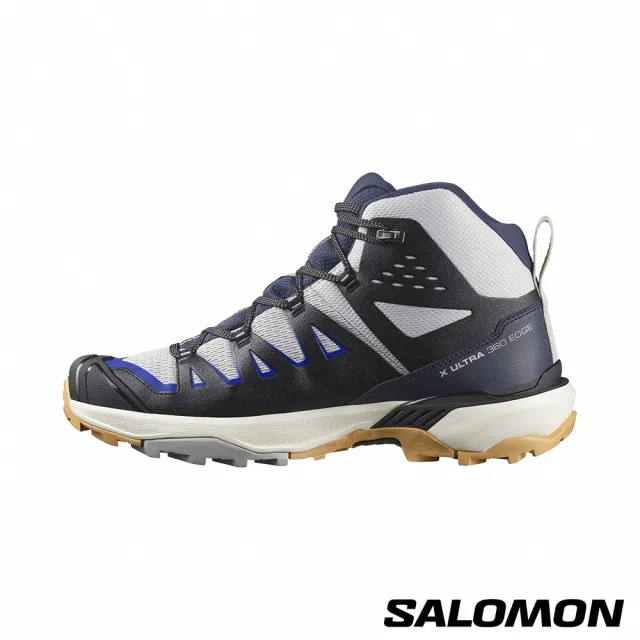 salomon】男X REVEAL 2 Goretex 低筒登山鞋(軍藍/黑/深礦灰) - momo