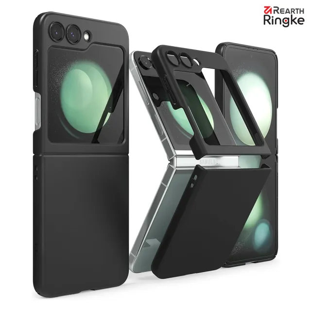 【Ringke】三星 Galaxy Z Flip 5 Slim 輕薄手機保護殼 透明 黑 霧透 草莓 香草 薄荷(Rearth 手機殼)