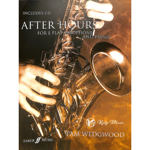 Kaiyi Music 凱翊音樂 After Hours 中音薩克斯風與鋼琴樂譜（附CD）