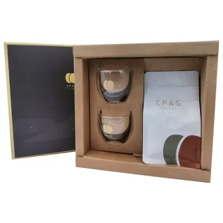 【古坑農會】CPAG烘焙咖啡豆+杯 禮盒X2盒(1/4磅豆X1包+杯子X2個 附贈提袋)