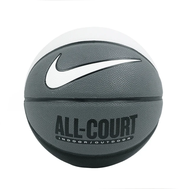 NIKE 耐吉 Everyday All Court 8P 籃球 7號 橡膠 控球準 室內外 灰白(DO8258-120)