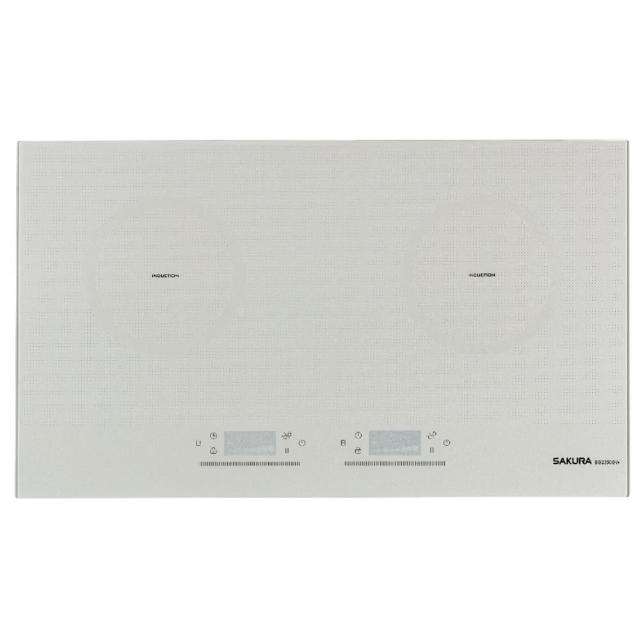 【SAKURA 櫻花】220V雙口IH感應爐白色EG2350G(EG2350GW基本安裝)