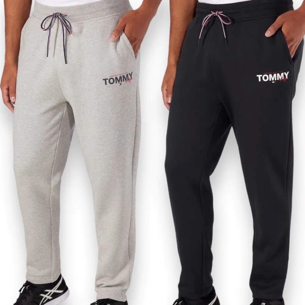 【Tommy Hilfiger】男生 長棉褲 厚款 修身窄管 經典LOGO 男款 休閒長褲