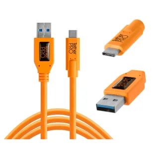 【TETHER TOOLS】CUC3215-ORG USB3.0 轉 USB-C(正成公司貨)