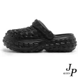 【JP Queen New York】石紋點點鏤空EVA包頭休閒涼拖鞋(6色可選)