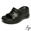 【JP Queen New York】時尚純色厚底超坡跟魚嘴拖鞋(4色可選)