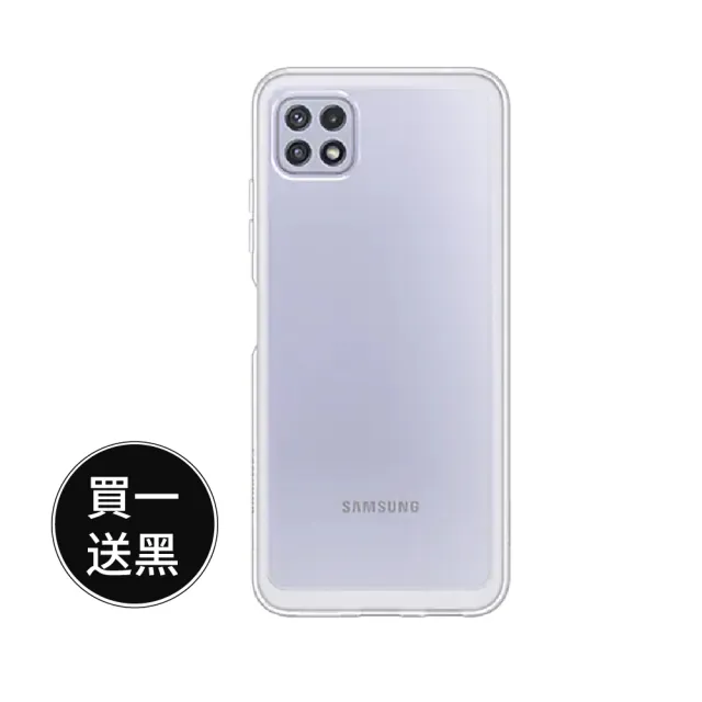 【SAMSUNG 三星】買一送一 Galaxy A22 5G 原廠輕薄透視背蓋(EF-QA226)