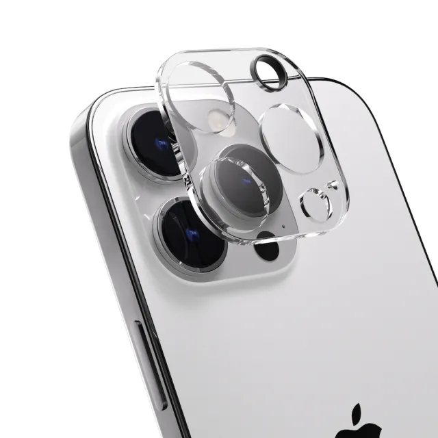 【SwitchEasy 魚骨牌】iPhone 15 LensArmor 透明全包覆鏡頭保護貼(鏡頭貼)
