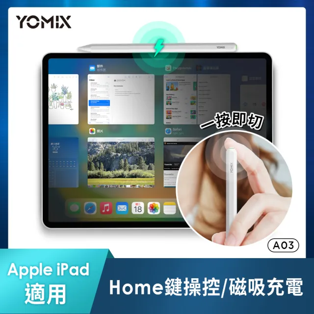 【Apple】2022 iPad Pro 12.9吋/WiFi/256G(磁力吸附觸控筆A03組)