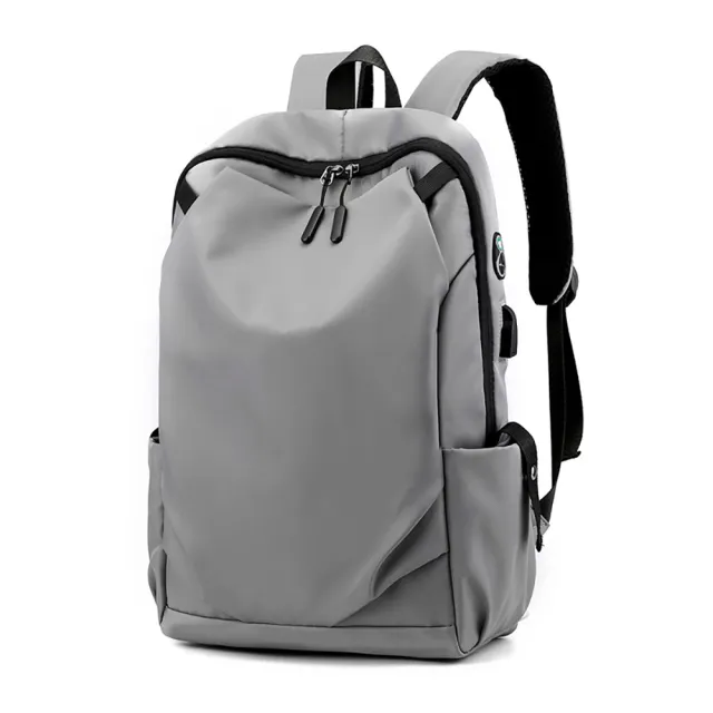 【Amoscova】現貨 包包 雙肩男士商務電腦包 休閒戶外旅行包 學生書包 大容量雙肩包 後背包(2631)