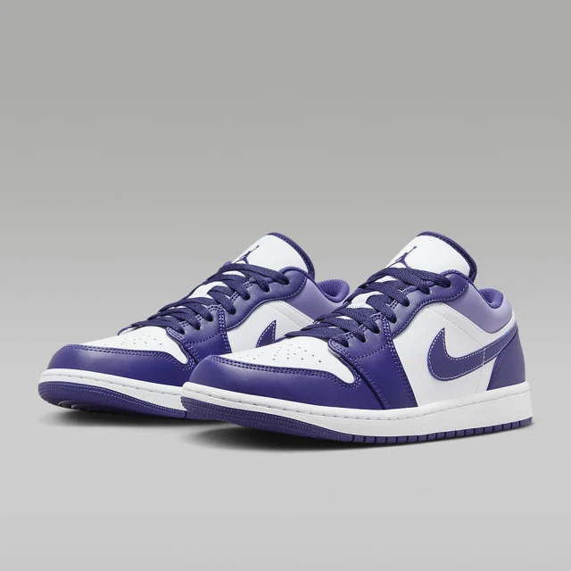 NIKE 耐吉 籃球鞋 運動鞋 AIR JORDAN 1 LOW 男鞋 紫(553558515)