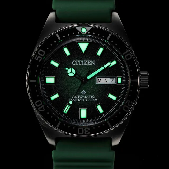 【CITIZEN 星辰】PROMASTER系列 Marine 防水200米 潛水機械腕錶 禮物推薦 畢業禮物(NY0121-09X)