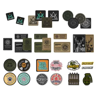 【KZM】徽章(橡膠徽章 不織布章 臂章 布章 刺繡布章 魔鬼氈 戶外 露營 逐露天下)