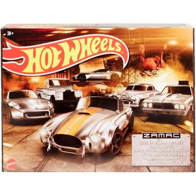 【Hot Wheels 風火輪】Hot wheels 風火輪 合金小汽車 6入盒裝套組 HLK52