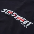 【5th STREET】男裝HELLO CITY!長袖帽T-黑色