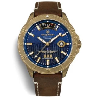 【elegantsis 愛樂時】海軍水下作業大隊 青銅潛水機械套錶組 /青銅錶圈款(ELJO65AS-UOU-9B01LC)