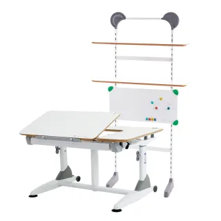 【Kid2Youth 大將作】兒童書桌G6C+XS-MDF板+書架(書桌椅 升降桌)