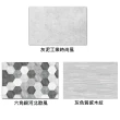 【QIDINA】40X60cm SGS認證無石綿 加厚款台灣獨家設計硅藻土吸水軟地墊(吸水地墊 珪藻土地墊 浴室地墊)