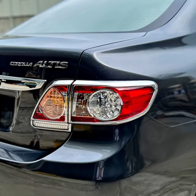 【IDFR】Toyota Altis 2010~2012 鍍鉻銀 車燈框 後燈框 尾燈框 飾貼(Altis 車燈框 鍍鉻 改裝)