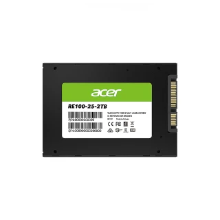 【Acer 宏碁】RE100 2TB SATA ssd固態硬碟 5年保固(最高讀取557MB/s)