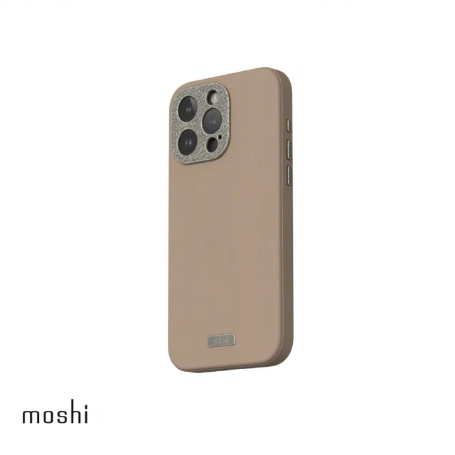 【moshi】iPhone 15 Pro Max Magsafe Napa 皮革保護殼(iPhone 15 Pro Max)