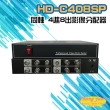 【CHANG YUN 昌運】HD-C408SP 同軸 4進8出 影像分配器 AHD/CVI TVI/ CVBS