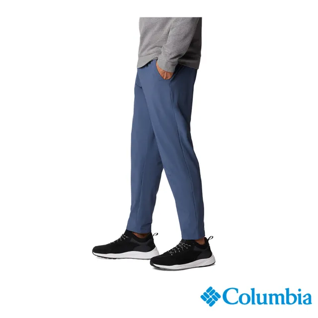 【Columbia 哥倫比亞 官方旗艦】男款-Columbia Hike™防潑長褲-墨藍(UAE93510IBHF)