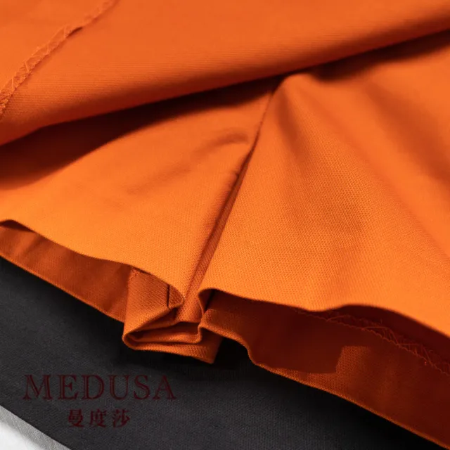 【MEDUSA 曼度莎】現貨-排釦斜蓋短褲裙 - 2色（M-XL）｜短裙 女短褲 休閒短褲(101-63903)