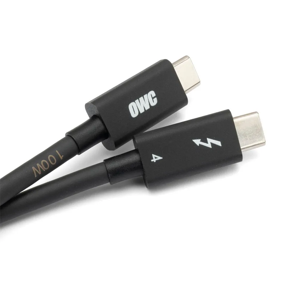 【OWC】Thunderbolt 4 線 - 0.3M(USB-C 40Gb/s 高速傳輸)