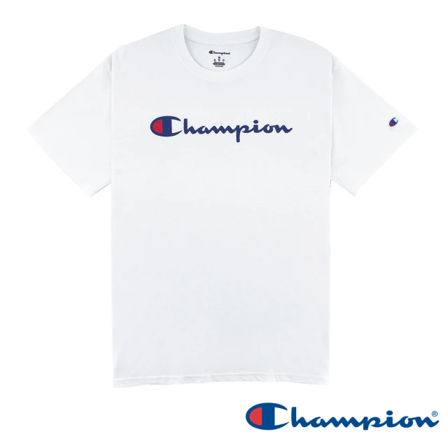 ChampionChampion 官方直營-LOGO印花短袖TEE上衣-男(白色)