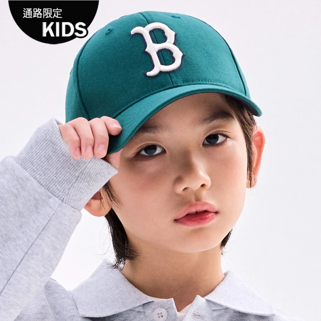 MLB 童裝 可調式牛仔丹寧棒球帽 童帽 MONOGRAM系
