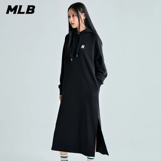 MLB 連帽連身裙 長版上衣 紐約洋基隊(3FOPB0134-50BKS)